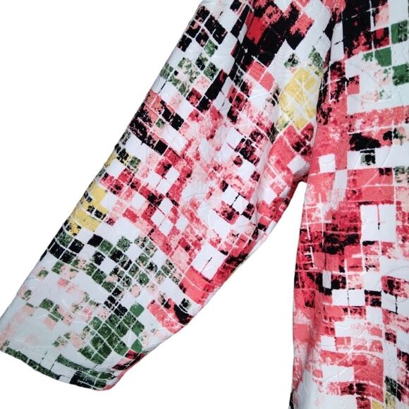 JM Collection Top Colorful Textured XXL - Picture 5 of 8